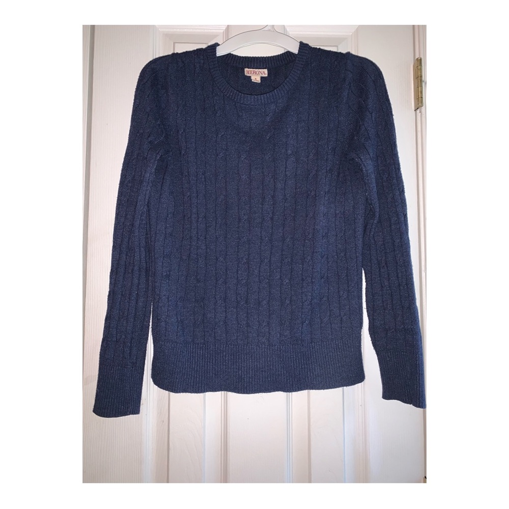 Women’s blue sweater